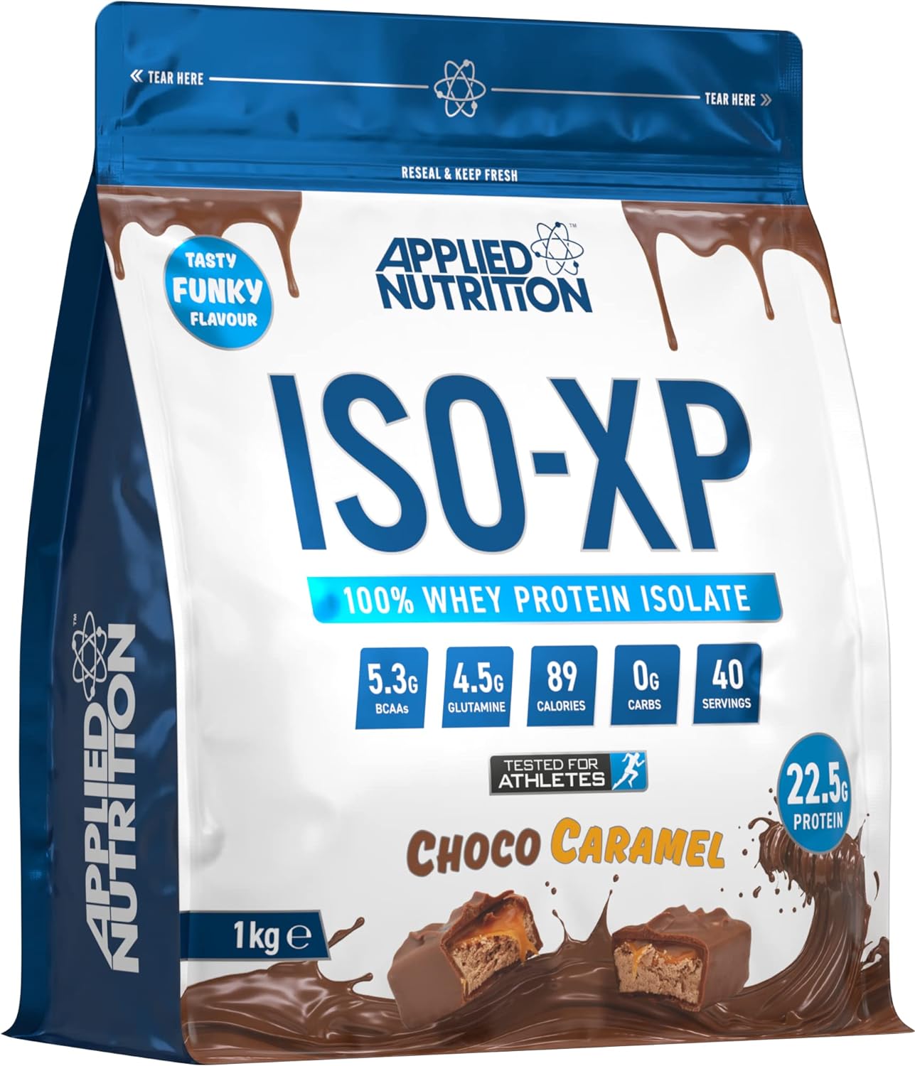 Applied Nutrition ISO XP Whey Isolate - Whey Protein Isolate Powder, ISO-XP Funky Yummy Flavours (1kg - 40 Servings) (Chocolate Bueno)