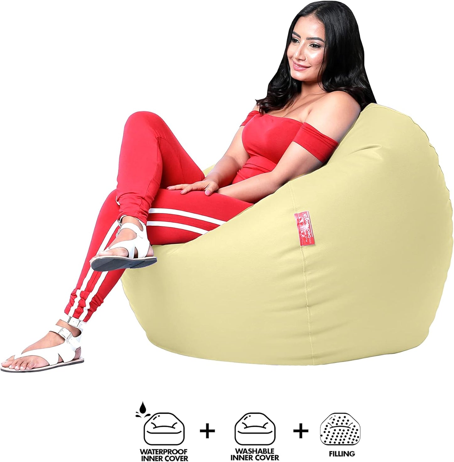 Beanbag Dubai - Classic Adult Bean Bag (Red)