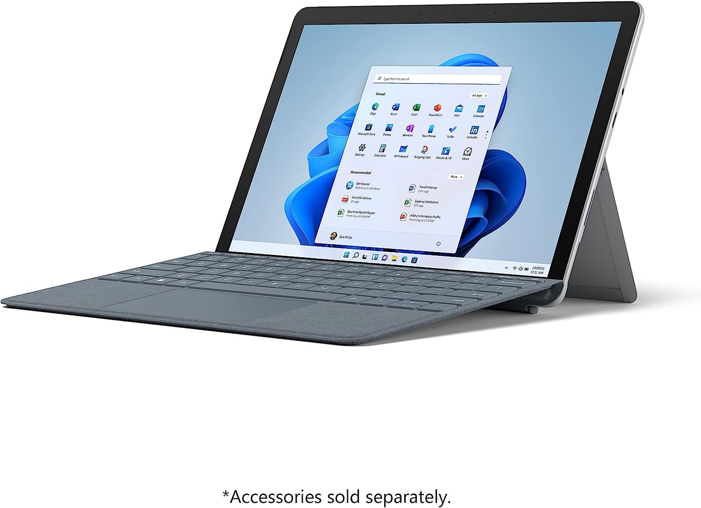 NEW Microsoft Surface Go 2-10.5" Touch-Screen - Intel Core m3-8GB Memory - 128GB SSD - Wifi + LTE - Platinum (Latest Model) - CaveHubs