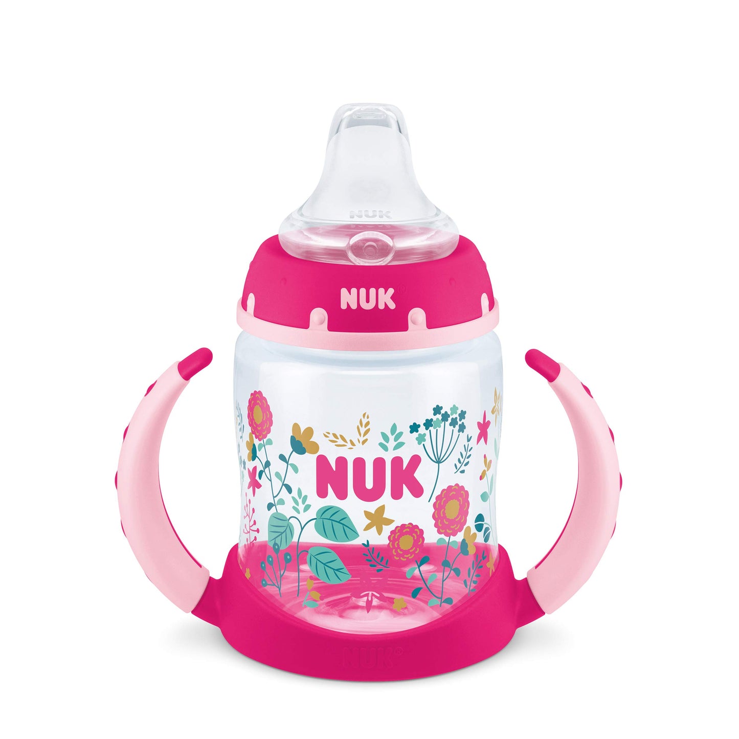 NUK Large Learner Cup, 10 oz, 2 Pack, 9+ Months, Timeless Collection, Amazon Exclusive, 70013, 2 Count (Pack of 1)