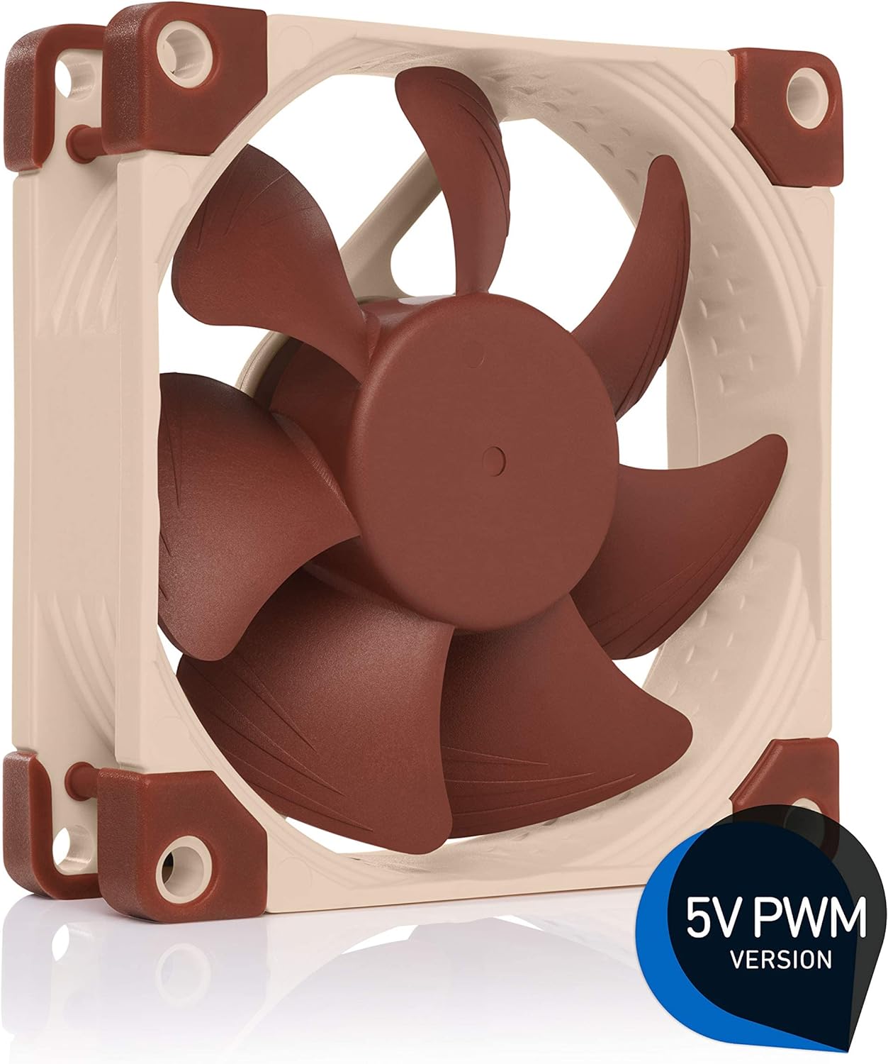 Noctua NF-A8 5V PWM, Premium Quiet Fan with USB Power Adaptor Cable, 4-Pin, 5V Version (80mm, Brown)