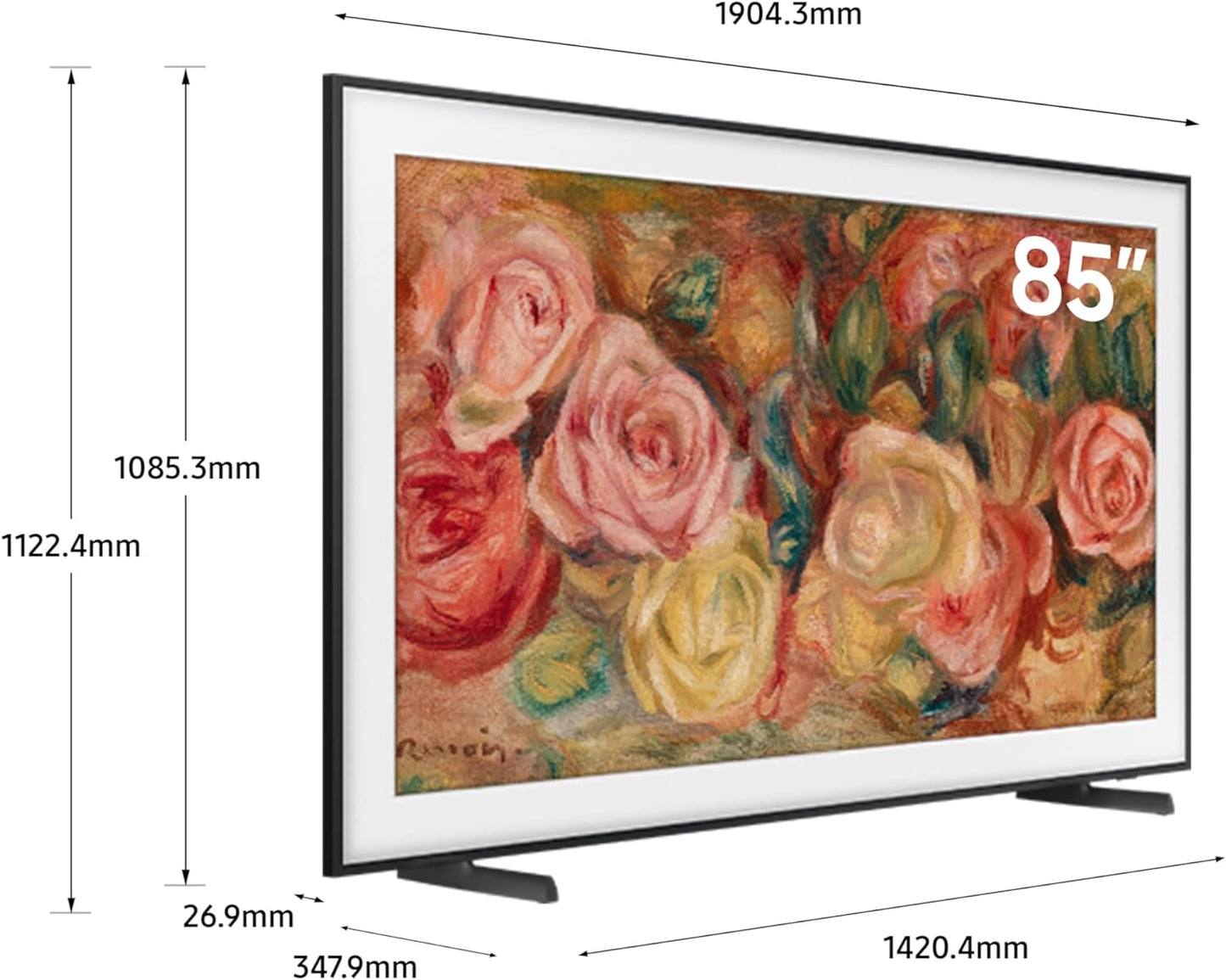 Samsung 55 Inch TV Crystal UHD Crystal Processor 4K Hub - UA55CU7000UXZN (2023 Model)