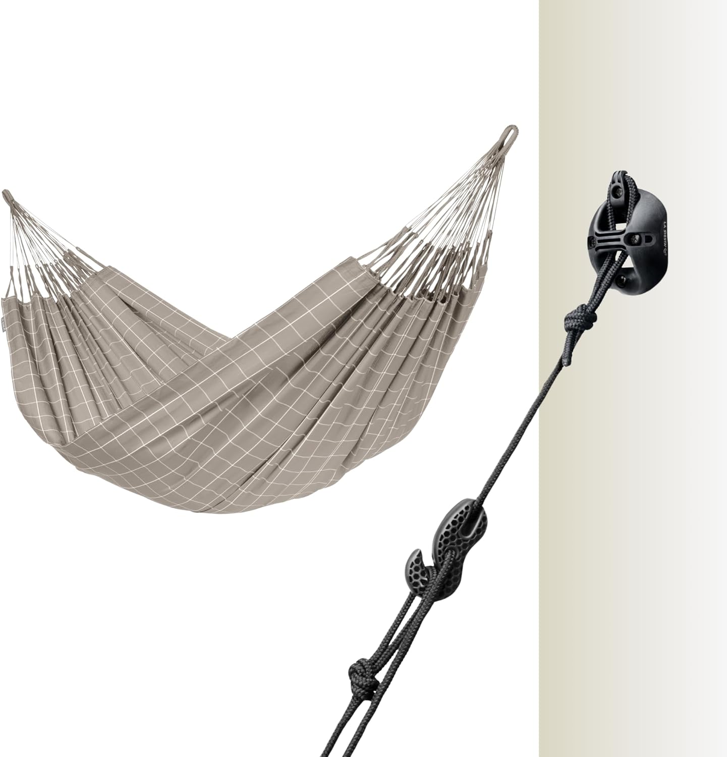 LA SIESTA Brisa classic swing hammock, double (160 cm width), hanging bed suitable for outdoor