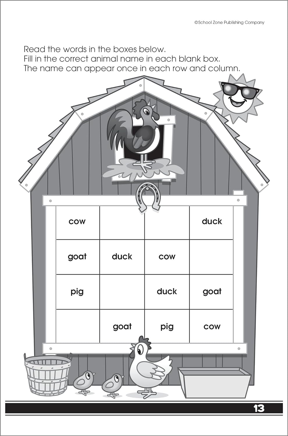 School Zone - My First Codes & Puzzles Workbook - Ages 6 to 8, 1st Grade, 2nd Grade, Activity Pad, Crossword Puzzles, Word Search, Riddles, and More (School Zone Little Busy Book Series)