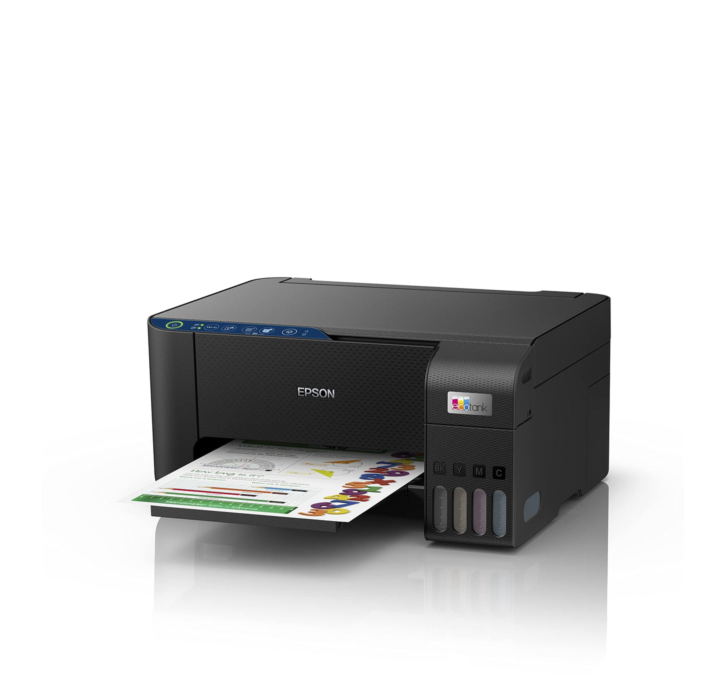 Epson Ecotank L3251 Home Ink Tank Printer A4, Colour, 3-In-1 With Wifi And Smartpanel App Connectivity, Black, Compact - CaveHubs