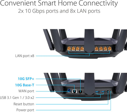 ASUS RT-AX86U (AX5700) WiFi 6 Gaming Router- Dual Band Gigabit Wireless Internet Router, NVIDIA GeForce NOW, 2.5G Port, Gaming & Streaming, AiMesh Compatible, 4G 5G Router Replacement