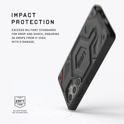 Urban Armor Gear UAG Monarch Pro Kevlar [MagSafe Compatible] Samsung Galaxy S24 ULTRA case cover [25 Feet Drop tested] - Kevlar Black