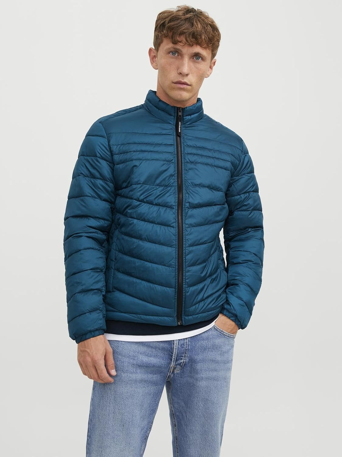 Jack & Jones Men's Jjehero Puffer Collar Noos Jacket