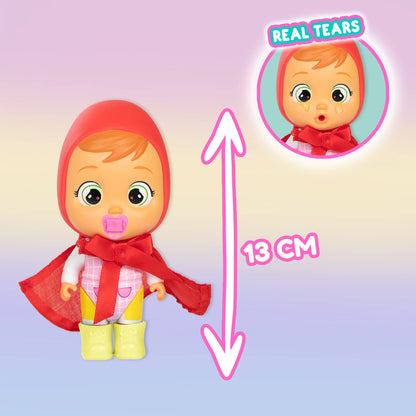 Cry Babies Magic Tears Story House - Collectible surprise fairy tale's doll crying real tears with a Pet, Outfits & Accessories in a story house capsule; Figures for girls & boys 3 years and up