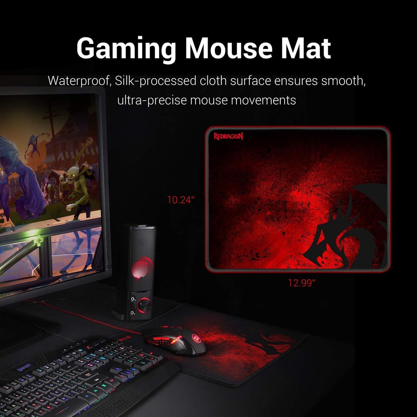 Redragon S101 Wired Rgb Backlit Gaming 4 In 1 Combo