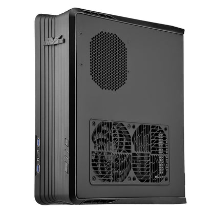 SilverStone Technology Gaming Slim Computer Case for Mini-Itx with Integrated RGB Lighting Cases (SST-RVZ03B-USA)