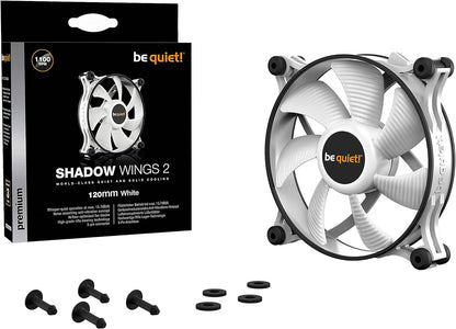 be quiet! Shadow Wings 2 120mm PWM White, BL089, Cooling Fan