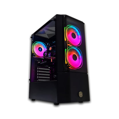 2FR Starter - Intel i7, 16GB DDR4, Nvidia GTX 1650, 1TB SSD, Windows 10 pro, RGB CPU Case, 1 Year Warranty Gaming PC