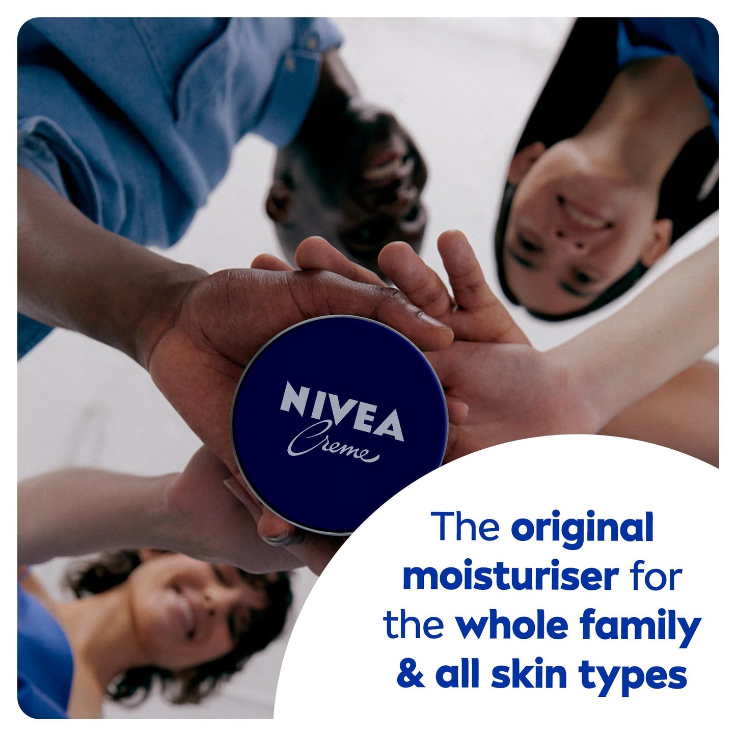 NIVEA Moisturising Cream, Universal All Pourpose Moisturizer for Face Body Hands, Tin 400ml