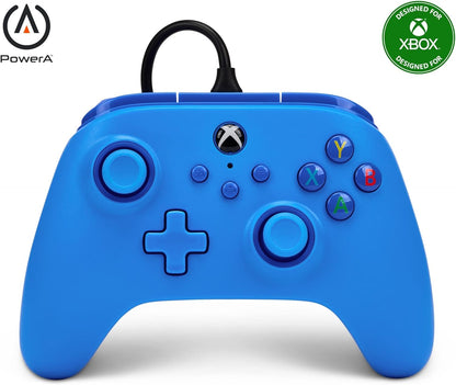 PowerA Wired Controller for Xbox Series X|S - White, gamepad, wired video game controller, gaming controller, works with Xbox One - Xbox Series X