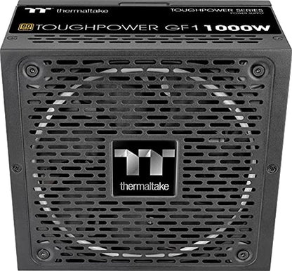 Thermaltake Toughpower GF1 1000 Watt Power Supply Full Modular 80 Plus Gold PSU SLI/Cross Fire Single Rail, 83.3A 140 mm Fan ATX - CaveHubs