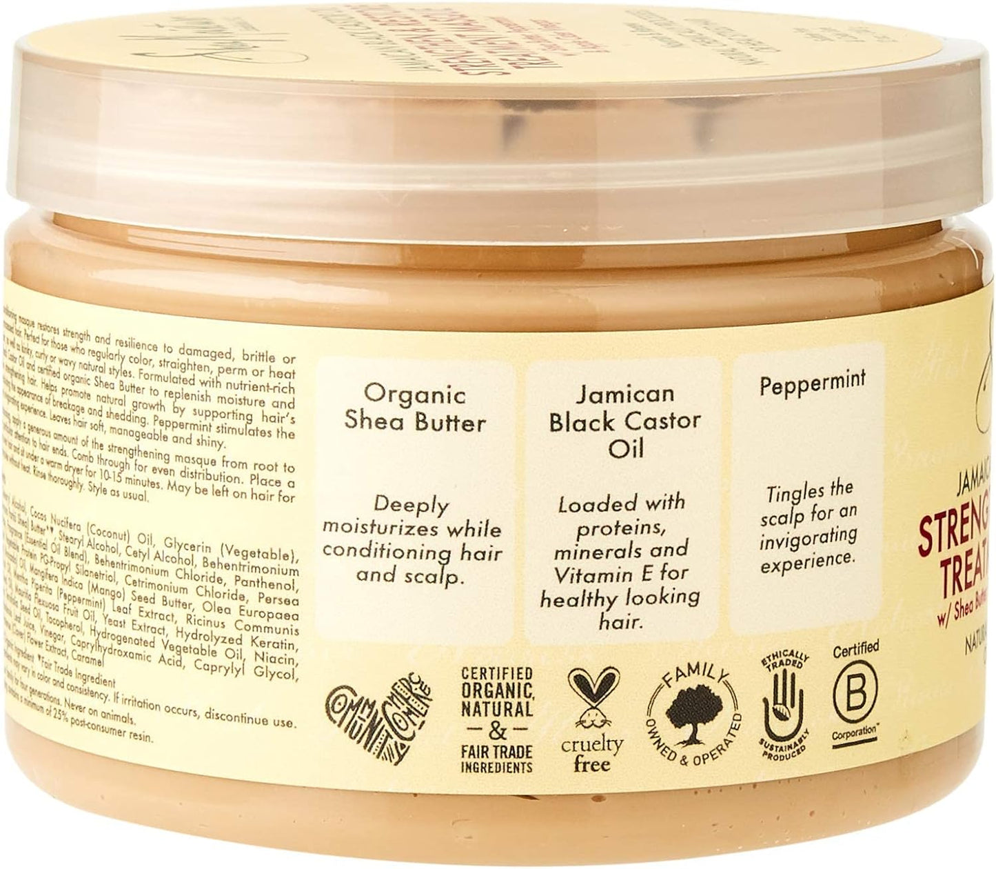 Shea Moisture Jamaican Black Castor Oil Strengthen & Restore Treatment Masque, 326g