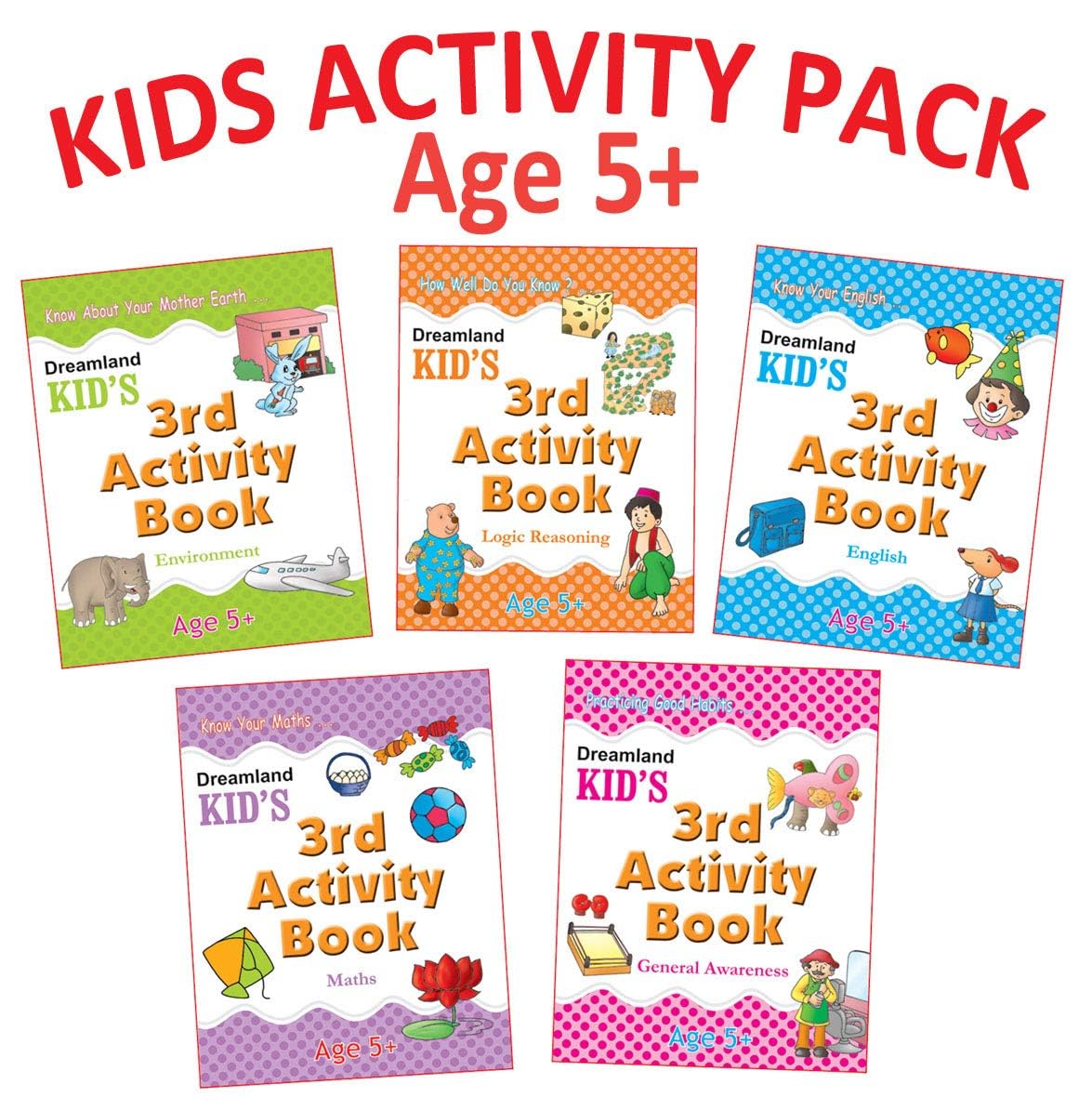 KID'S ACTIVITY 5+ - PACK (5 TITLES)