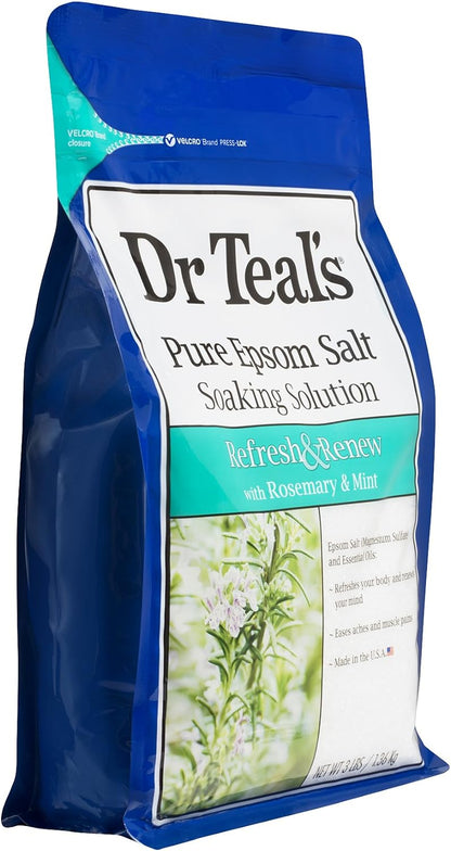 Dr Teal'S Epsom Relax Salt And Relief With Eucalyptus Spearmint, 1.36 KilogRAM