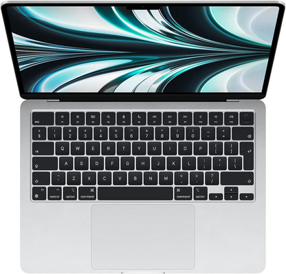 Apple 2022 MacBook Air laptop with M2 chip: 13.6-inch Liquid Retina display, 8GB RAM, 256GB SSD storage, 1080p FaceTime HD camera. Works with iPhone and iPad; Midnight; English