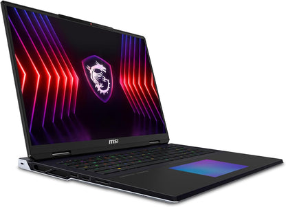 MSI Titan 18 HX A14VIG, Gaming Laptop, 18"UHD+ Display, 14th Gen Intel Core™ i9-14900HX, 128GB RAM, 4TB SSD, Nvidia RTX 4090, GDDR6 16GB GPU, Win11, Eng-Arb KB, 2 Years Warranty - [9S7-182221-073]