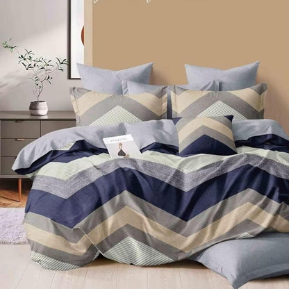 Golden Home King Size/Single Size Bedsheet duvet cover pillow case 6pcs One Set High Cotton Quality Bedding Set Kids' Duvet Covers… (AA19, King Size)