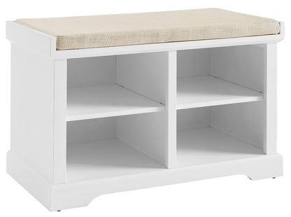 Crosley Furniture Anderson Entryway Storage Bench, White