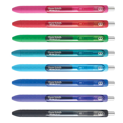 Paper Mate Inkjoy Gel Retractable Pen, 0.7Mm, Ink, Pack Of 14, Assorted (1951636)