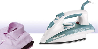 Black & Decker Steam Iron, 2200W, Blue, Model X2000-B5