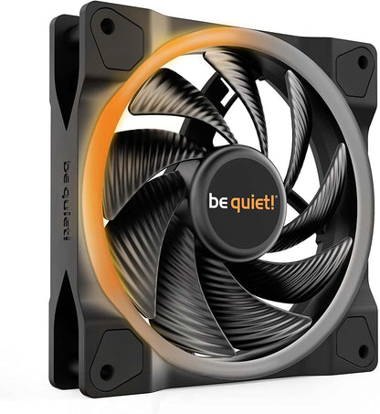 be quiet! Light Wings 120mm PWM, Premium ARGB Cooling Fan, 4-Pin, Triple Pack, BL076, black