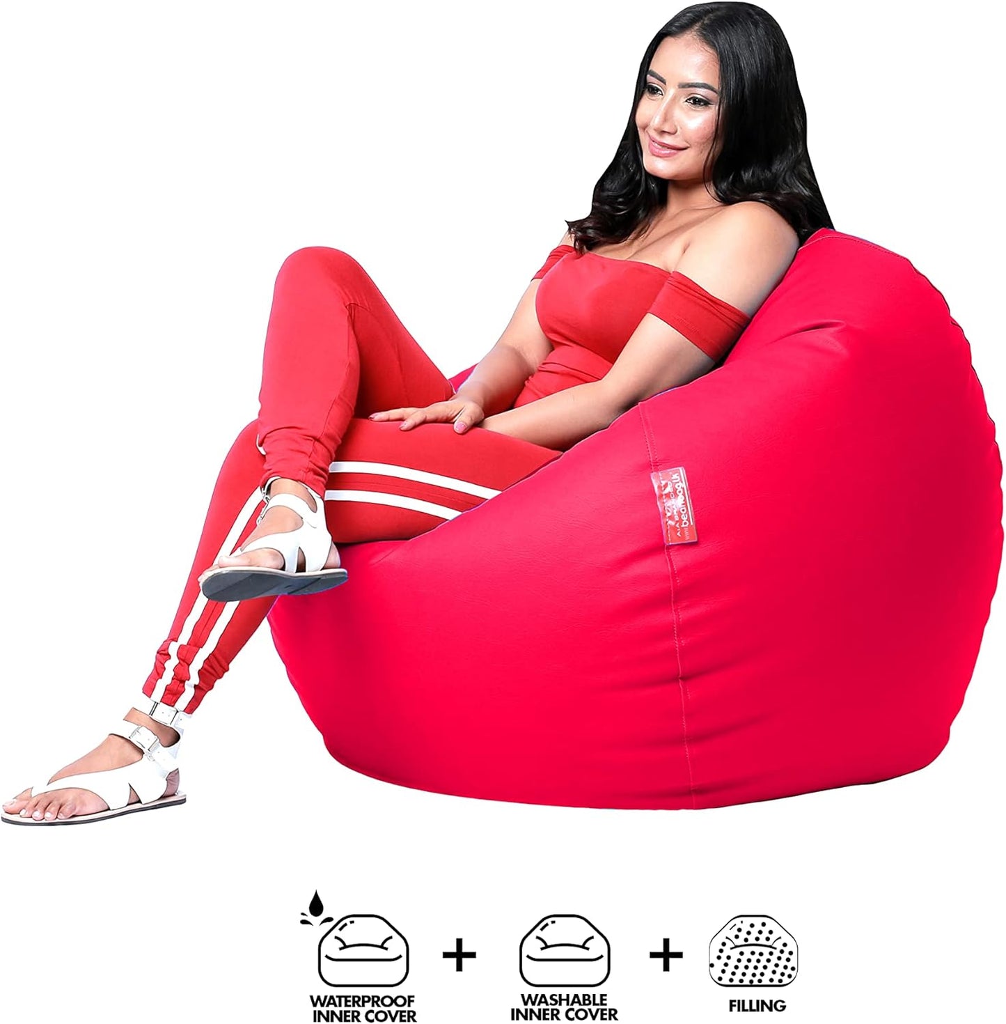 Beanbag Dubai - Classic Adult Bean Bag (Red)