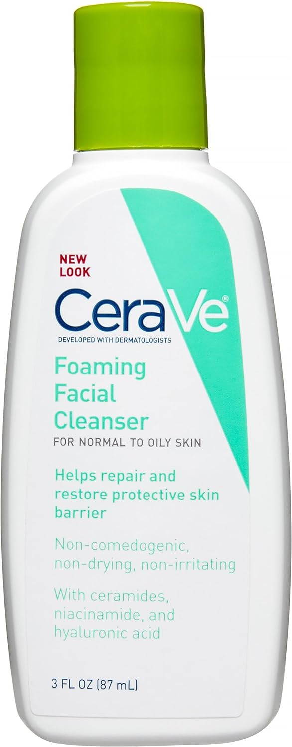 CeraVe Foaming Facial Cleanser, Normal to Oily Skin 12 fl. oz