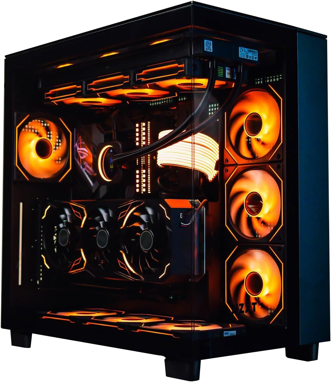 Nanotech Best Gaming PC - Intel i9-14900K, RTX 4090 24GB, 64GB DDR5 6000MHZ, 2TB M.2 SSD Gen4,1200Watts Gold PSU, Windows 11 PRO, WIFI, AIO Cooler (Intel Core i9, RTX 4090)