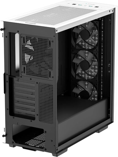 Deepcool MID TOWER CASE CG560 Side window Black MidTower Power supply included No