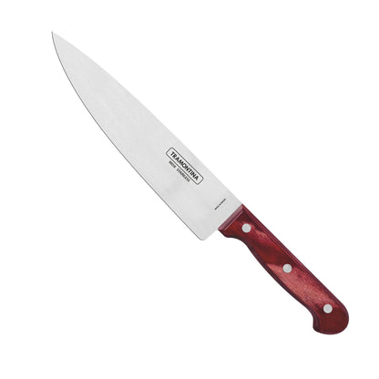 Tramontina Polywood 6 Inches Chef Knife with Stainless Steel Blade and Dishwasher Safe Treated Handle