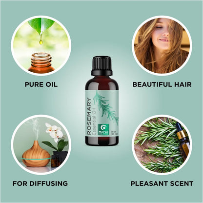 Pure Essential Oil - Premium Therapeutic Grade Essential Oils for Diffuser Plus Healthy Hair Skin and Nails Support - Undiluted (Eucalyptus)