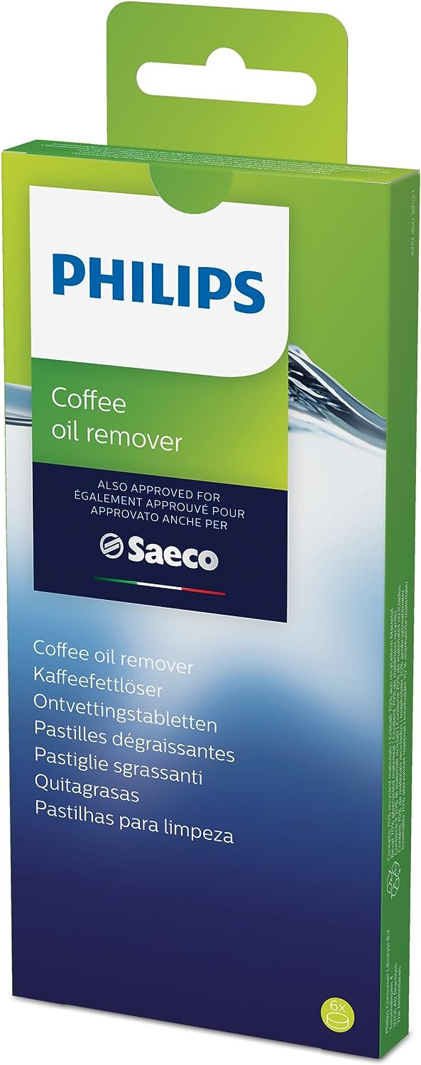 Philips CA6704/10 Coffee Grease Remover Tablets for Coffee Machines Pack of 6