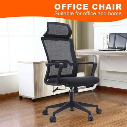 Kano.cn Desk Chair Office Chair for Home Height Adjustable Mid Back Mesh Computer Chair with Lumbar Support Mesh Swivel Computer Office Ergonomic Executive Chair