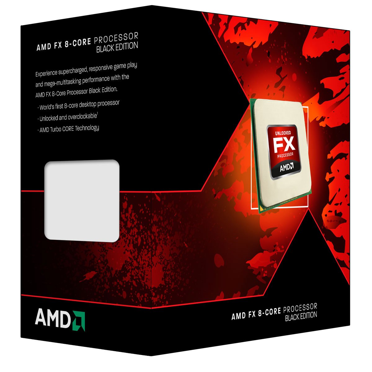 AMD FD8300WMHKBOX CPU Desktop Processor - Black (Vishera 8-Core, 3.3 GHz, Socket AM3+, 95 Watts)