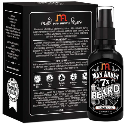 Man Arden 7X Beard Oil (Lavender) 30ml