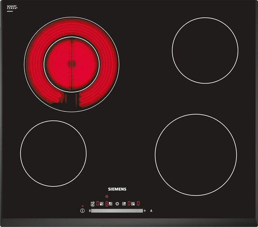 Siemens 60 cm Built In Electric Hob, Made In Germany, 3 Years Warranty, Black, Et651Nf17Q