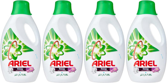 Ariel Automatic Power Gel Laundry Detergent with Touch of Downy Freshness, 4 X 1.8L Case Pack