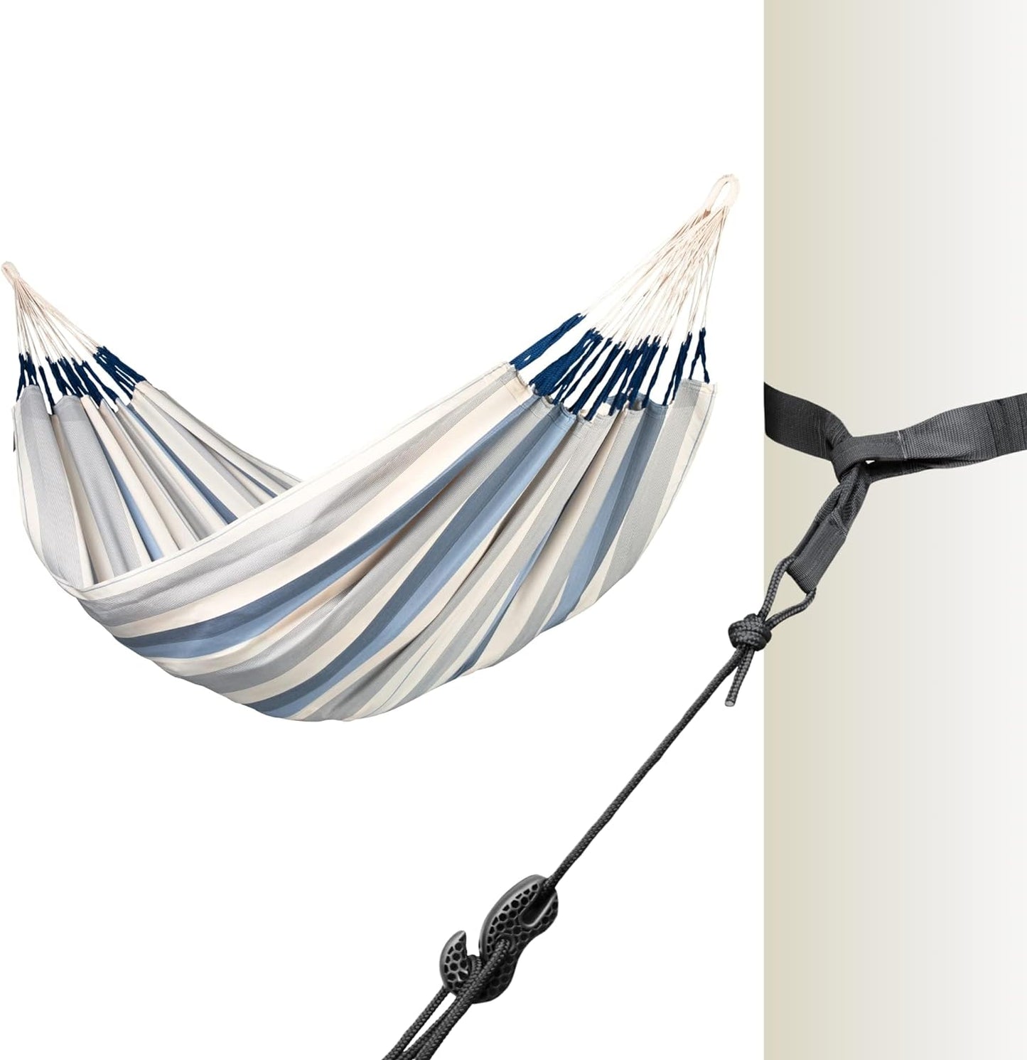 LA SIESTA Brisa classic swing hammock, double (160 cm width), hanging bed suitable for outdoor