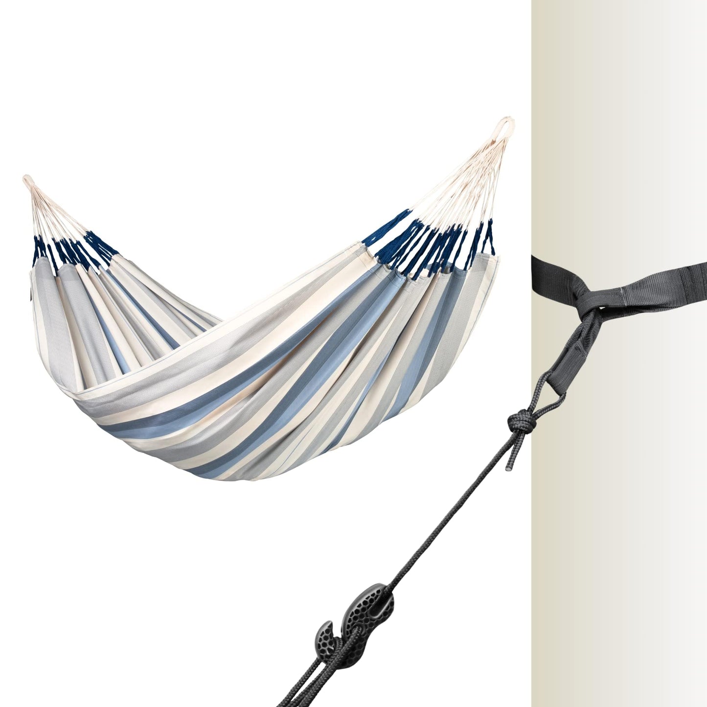 LA SIESTA Brisa classic swing hammock, double (160 cm width), hanging bed suitable for outdoor