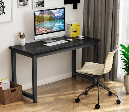 SKY-TOUCH Computer Desk 120 * 60cm, Computer Laptop Table Desk Office Desk Study Writing Desk Easy Assembly, Computer Desk Modern Simple Style for Home Office