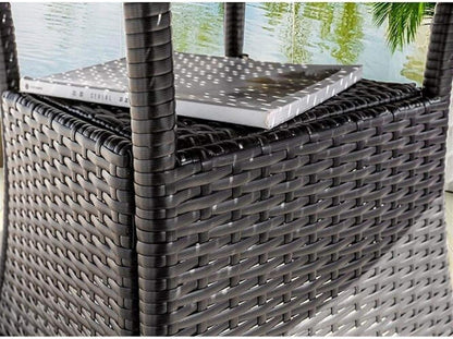 villa Garden Furniture Sets Outdoor Furniture Rattan Garden Table and Chairs Set Patio Rattan Dining Table Set Wicker Weave Coffee Table Patio BUYT