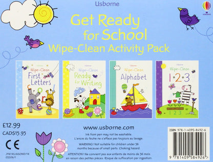 Get Ready for School: Wipe-Clean Activity Pack