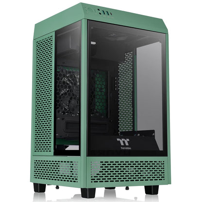 Thermaltake Tower 100 Black Edition Tempered Glass Type-C (Usb 3.1 Gen 2) Mini Tower Computer Chassis Supports Mini-Itx Ca-1R3-00S1Wn-00