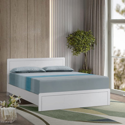 Homebox Oasis Queen Bed 204 X 87.6 X 154.8 Cm White