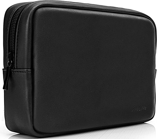 ProCase Accessories Bag Organizer Power Bank Case, Electronics Accessory Travel Gear Organize Case, Cable Management Hard Drive Bag -Black